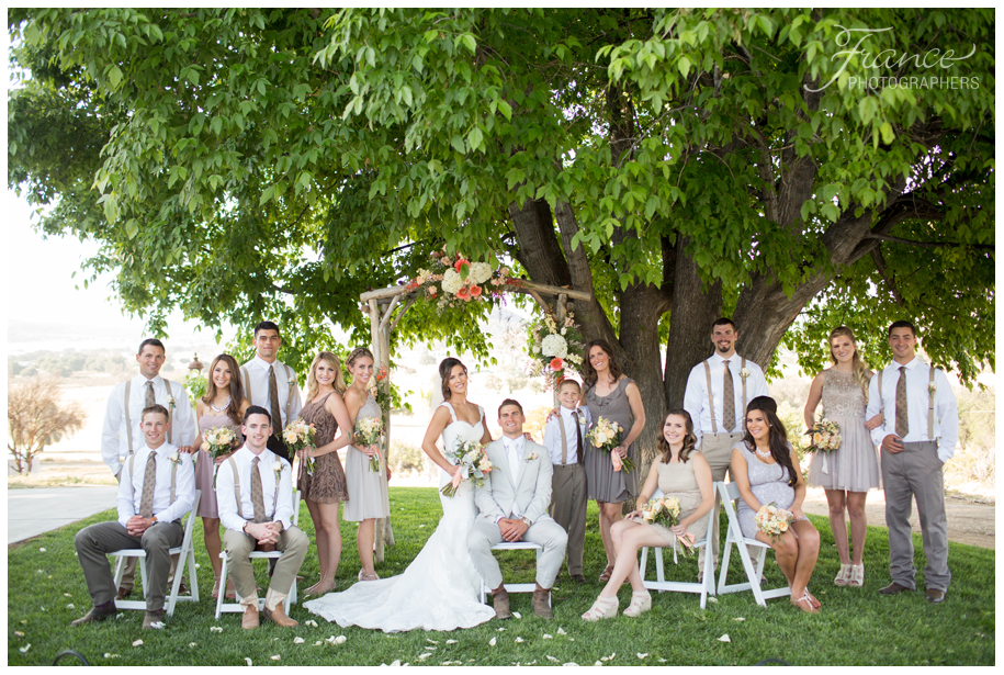 Country Wedding Photos San Diego with France Photographers