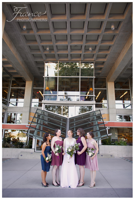 New San Diego Central Library Wedding Photos with France Photographers