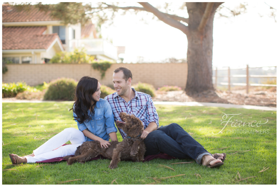 Sunset Cliffs San Diego Engagement Photos with France Photographers