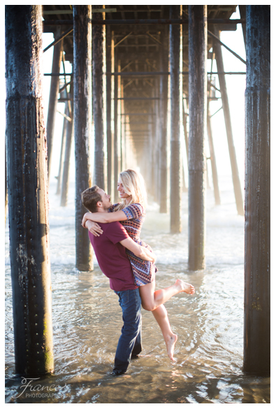 Oceanside Engagement Photos with France Photographers-11