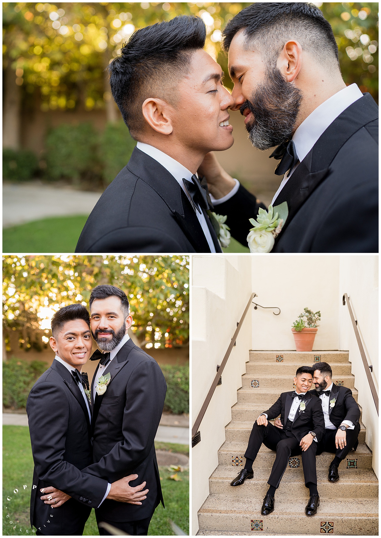 Estancia La Jolla Gay Fall Wedding Portraits