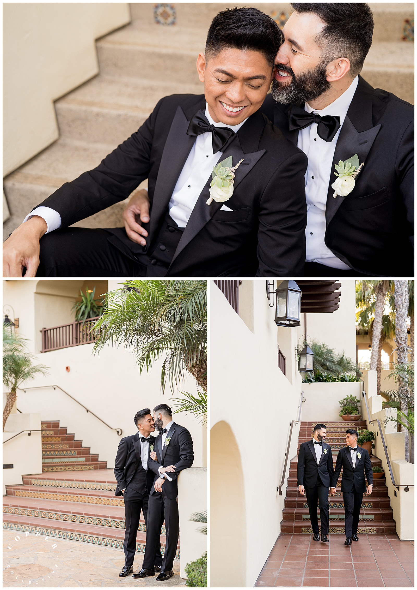 Estancia La Jolla Gay Fall Wedding Portraits