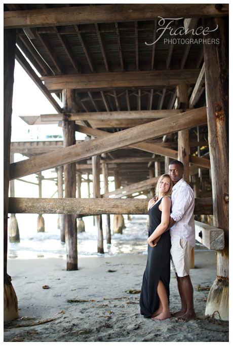 Pacific Beach Engagement with France Photographers in San Diego
