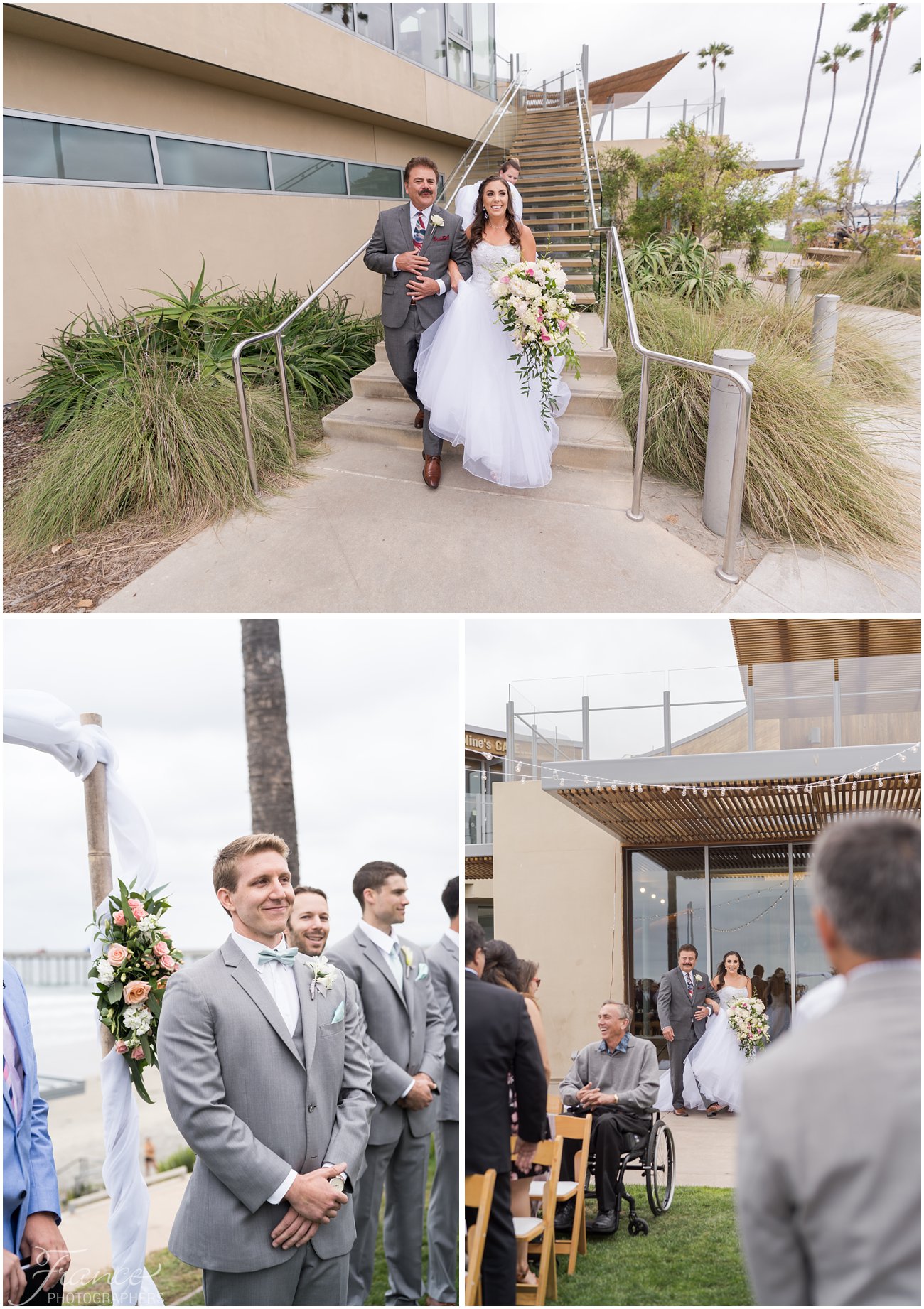 Scripps Seaside Forum Wedding Photos